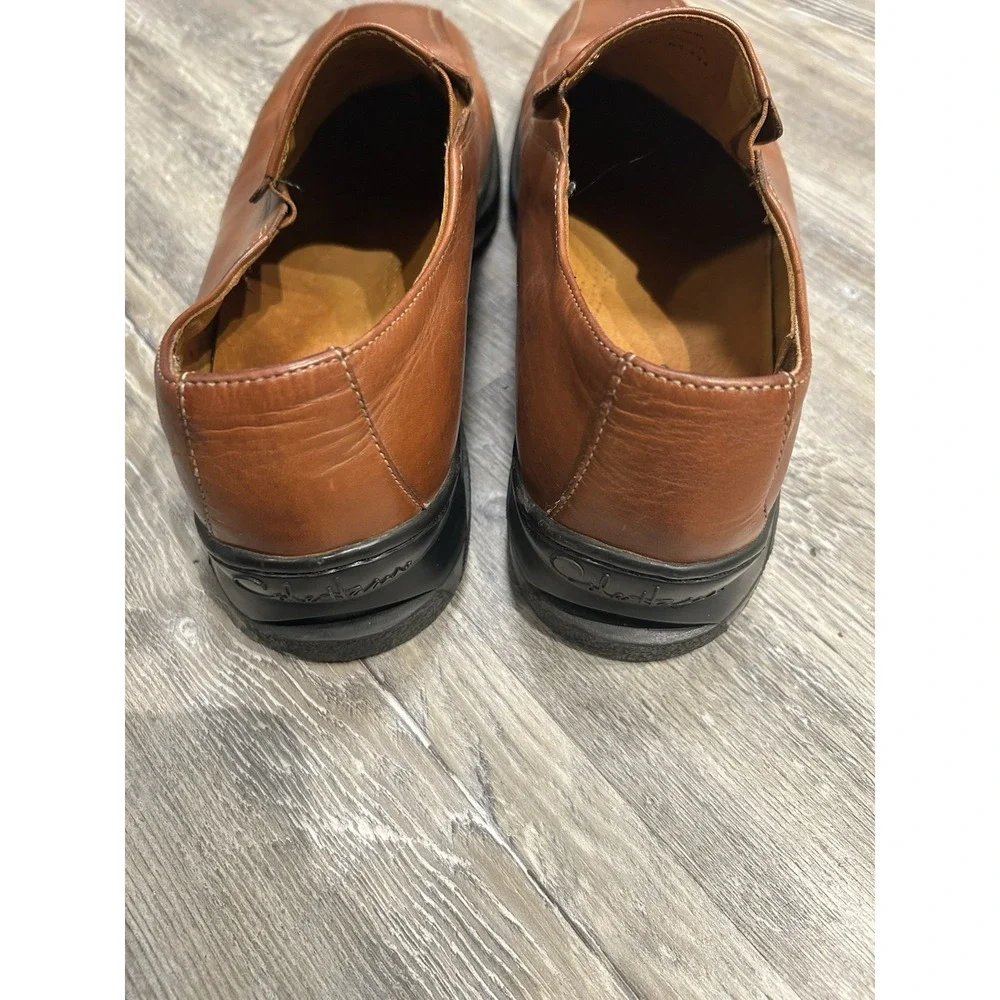 Cole Haan NikeAir C08093 Men's‎ Brown Leather Slip-On Loafers Size 11M SHOE